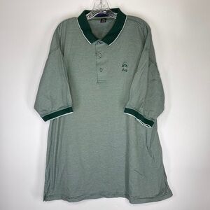NBC Experience Green White CNBC Golf Polo Short Sleeve Shirt 2XL